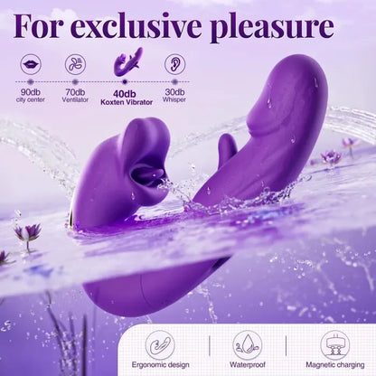 🎁⚡️2026  New AI Sync G-Spot Vibrator Support APP Control 🌹 7 Vibration & 5 Licking Modes + Free Mystery Gift | 30-Day Fast Refund